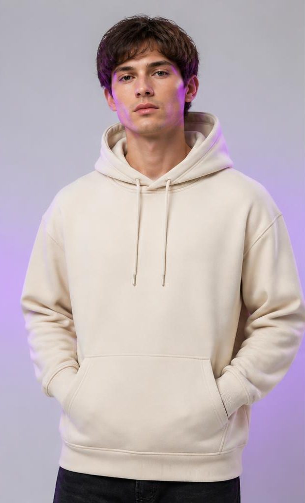 ZYKAA Mono Heavy Hoodie in Bone