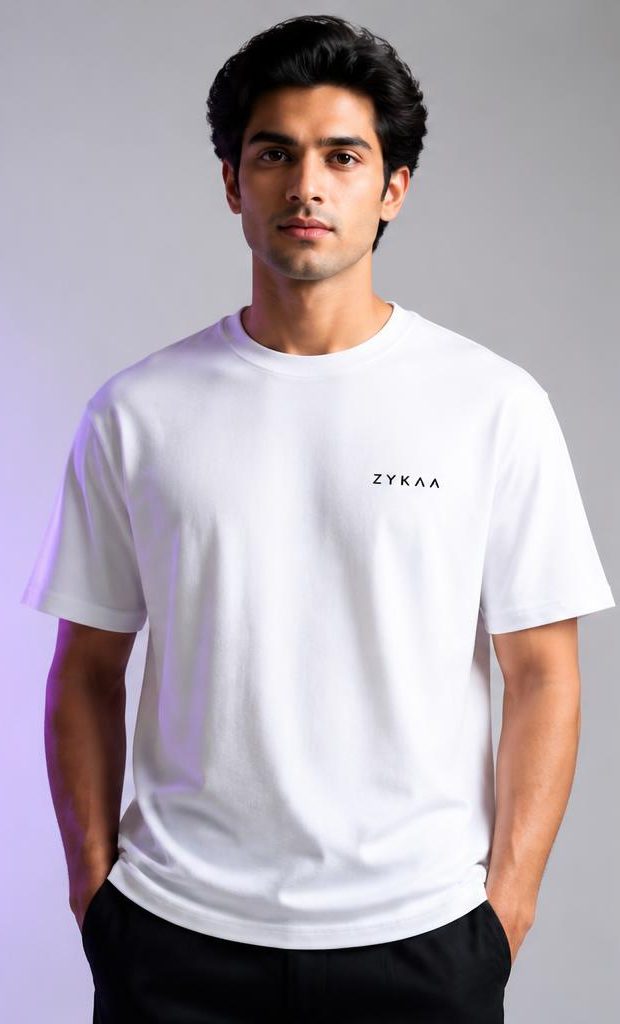 ZYKAA Core Everyday Tee in White